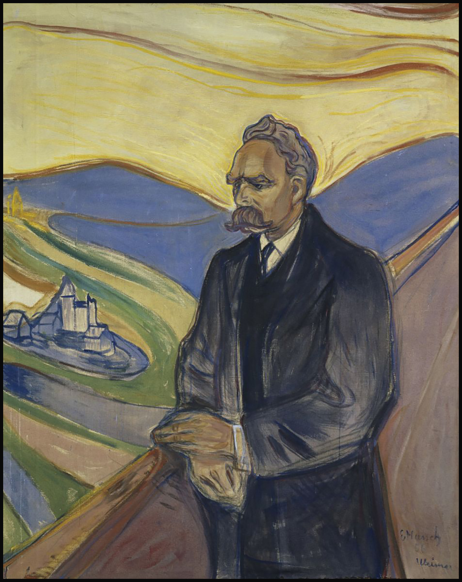 Friederich_Nietzsche par Edvard Munch,1906
