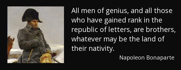 All Men of Genius - Napoleon site web dpurb